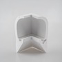 Spojky pro Al profily - FAN I-PROFY-GIMEL-L Úhlová spojka Gimel - bílý hliníkový profil s opálovým difuzorem, 15 x 12,7 cm - FANEUROPE - foto 2