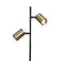 Stojací lampy - RED R14267 FLYNN II stojanová černá/česaná mosaz 230V GU10 2x9W - RED - DESIGN RENDL - foto 2