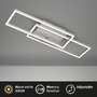 Hranatá - BRILO 3774019 LED stropní svítidlo, 56 cm, paměť, 30W, 2850lm, hliník - BRILO - foto 2