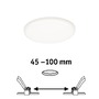 Koupelnová - P 92391 LED vestavné svítidlo Veluna VariFit IP44 kruhové 125 8,5W 4.000K satén - PAULMANN - foto 2