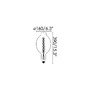 E27 - FARO 17449 LED žárovka BT180 AMBER SP E27 8W DIM - FARO - foto 2