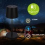Na stůl - BRILO 7423015 LED nabíjecí stolní lampa 26 cm 2,6W 150lm černá - BRILO - foto 2