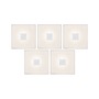 Zapuštěná - P 78402 LumiTiles LED dlaždice čtvercová 5ks sada IP44 100x10mm 230/12V 5x0,8W 2700K bílá umělá hmota/hliník - PAULMANN - foto 2