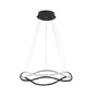 Kruhová - NV 9348102 Závěsné svítidlo JINAL LED závěsné svítidlo černý kov, hliník a silikon 3000K 50W IP20 stmívatelné - NOVA LUCE - foto 2