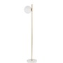 Stojací lampy - NV 9960619 Stojací lampa CANTONA bílé opálové sklo mosaz zlatá a mramor E27 1x12W 230V IP20 bez žárovky - NOVA LUCE - foto 2