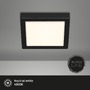 Hranatá - BRI 3466415 LED stropní svítidlo, 22,5 cm, 16,5 W, černá (starý kód: BRI 3466-415) - BRILONER - foto 2