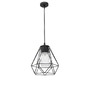 Závěsná - NV 870445 Venkovní závěsné svítidlo ISIDORA černý litý hliník čiré sklo E27 1x12W 220-240V IP54 bez žárovky - NOVA LUCE - foto 2