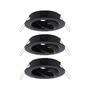 Kruhová - P 92487 Vestavné svítidlo Choose spot výklopné max. 10W černá mat 230V - PAULMANN - foto 2
