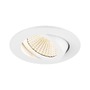 Kruhová - LA 1007435 NEW TRIA® UNIVERSAL 68 stropní vestavné svítidlo, 2500/3000/4000K, 60°, IP 20, kulaté, bílá - BIG WHITE (SLV) - foto 2