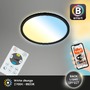 Kruhová - BRILO 7058-015 CCT svítidlo LED panel, pr. 29,3 cm, 18 W, 2400 lm, černá - BRILO - foto 2