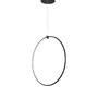 Kruhová - NV 9820591 Závěsné svítidlo RING černý hliník a akryl LED 28W 230V 3000K IP20 stmívatelné - NOVA LUCE - foto 2