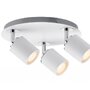 Bodová - P 66719 Spotové svítidlo Tube bílá/chrom max.3x10W GU10 IP44 - PAULMANN - foto 2