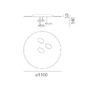 Kruhová - AR 1474W10A Droplet stropní LED 2700K - ARTEMIDE - foto 2