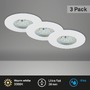 Kruhová - BRI 7204-036 3ks sada LED vestavné svítidlo, pr. 7,5 cm, bílé - BRILONER - foto 2