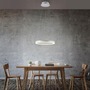 Kruhová - PN 2381-16 TITUS LED závěsné svítidlo 40x40 bílá, kruhové stmívatelné, paměťová funkce, moderní SimplyDim 3000K - PAUL NEUHAUS - foto 2