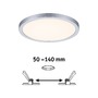 Koupelnová - P 93034 LED vestavné svítidlo Areo VariFit IP44 kruhové 175 13W 3.000K matný chrom - PAULMANN - foto 2
