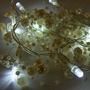 LED osvětlení na BATERIE - DLED BL07 DECOLED LED světelný řetěz na baterie, bílé perly, ledově bílá, 10 diod, 1,3 m - foto 2