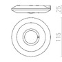 Na strop - RED G12754 SENSOR stropní 230V 360° - DESIGN RENDL - foto 2
