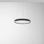 Kruhová - FAN LED-NIKE-S50-NER Závěsné LED svítidlo Nike (černé, kov) 40 W, 5840 lm, DIP‑CCT 2700 / 3200 / 4000 K, pr. 49 x 150 cm - FANEUROPE - foto 2