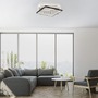 Hranatá - PN 6390-16 MAILAK LED stropní svítidlo hranaté černá/bílá, přepínatelné teple bílé světlo 3000K - PAUL NEUHAUS - foto 2