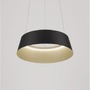 Kruhová - NV 9345656 Závěsné svítidlo ALBA černý hliník šampaň a zlatá LED 40W 230V 3000K IP20 stmívatelné - NOVA LUCE - foto 2