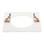 Pojistky, baterie, startéry - LA 1006150 Numinos® L montážní rámeček hranatý 240/150 mm bílý - BIG WHITE (SLV) - foto 2