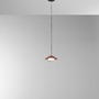 Kónická - FAN LED-ATREO-S13-ROS Závěsné LED svítidlo Atreo červeno-béžový kov/hliník, 5 W, 3000 K, průměr 13 x dl. 200 cm - FANEUROPE - foto 2