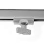 Lišty a příslušenství IVELA - IMPR 710055 Deko-Light kolejnicový systém 3-fázový 230V D Line montážní adaptér pro další komponenty max. 10kg šedá RAL 7040 66,5 - foto 2