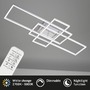 Hranatá - BRILO 3156-018 LED CCT rám 104 cm 2x19W 2500lm chrom - BRILO - foto 2