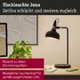 Stolní lampy pracovní - P 78479 Stolní lampa Juna E14 max. 20W černá mat, šampaň kov - PAULMANN - foto 2
