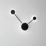Dekorativní - FAN LED-ETERE-PL2 NER Nástěnné LED svítidlo ETERE černá, 10 W, 1360 lm, CCT, 33 x 45 cm - FANEUROPE - foto 2