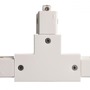 Lišty a příslušenství - IMPR 720024 Deko-Light 1-fázový kolejnicový systém, D One T-spojka, levé-levé-pravé, 220-240V bílá RAL 9016 121 mm - LIGHT IMPRESSIONS - foto 2