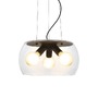 Dekorativní - RED R14134 AMANDA závěsná matná černá čiré sklo 230V E27 3x15W - RED - DESIGN RENDL - foto 2