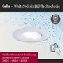 Koupelnová - P 98197 LED vestavné svítidlo Calla 10ks sada IP65 kruhové 90mm 30° 10x5W 230V CCT bílá mat - PAULMANN - foto 2