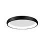 Kruhová - NV 8105611 Stropní svítidlo ALBI černý hliník a akryl LED 50W 230V 3000K IP20 stmívatelné - NOVA LUCE - foto 2
