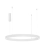 Kruhová - NV 9558606 Závěsné svítidlo STING LED hliník a akryl bílá Epistar SMD2835 60W 3000K Eaglerise TRIAC driver D100 H200 120st. IP20 stmívatelné - NOVA LUCE - foto 2