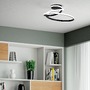 Kruhová - FAN LED-COASTER-PL-NER Stropní LED svítidlo COASTER černá, 40 W, 5440 lm, CCT, 50 x 22 cm - FANEUROPE - foto 2