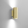 Nepřímé osvětlení - FAN I-DUDUK-R80-ORO Nástěnné svítidlo Duduk kruhové, zlaté, 2 x GU10, 10 x 8 x 18 cm - FANEUROPE - foto 2