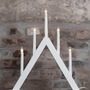 Interiérové dekorace - MAR 706222 Ariele adventní bílý svícen 47 cm - Markslöjd - foto 2