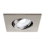 Pro zapuštěná svítidla - LA 1007186 UNIVERSAL DOWNLIGHT kryt pro downlight IP20, výkyvný, hranatý, hliník - BIG WHITE (SLV) - foto 2