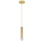 Subtilní - NV 9287946 Závěsné svítidlo NORWAY zlatý hliník zlatý kabel E27 1x12W 230V IP20 bez žárovky - NOVA LUCE - foto 2