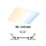 Koupelnová - P 79958 VariFit LED vestavné svítidlo Veluna Edge IP44 hranaté 160x160mm měnitelná bílá bílá stmívatelné - PAULMANN - foto 2