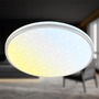 Kruhová - BRILO 3895014 Stela stropní svítidlo pr.33 cm - 22W, 2400lm, LED, stmívatelné, CCT, dálkový ovladač, matný chrom - BRILO - foto 2
