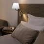 Dekorativní - FARO 24007-10 ETERNA levá chrom/bílá nástěnná lampa se čtecí lampičkou - FARO - foto 2
