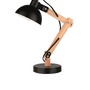 Stolní lampy pracovní - NV 671602 Stolní lampa LILA černý kov a přírodní dřevo E27 1x12W 230V IP20 bez žárovky - NOVA LUCE - foto 2