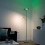 Stojací lampy - LD 11858-55 ROCCO LED stojací svítidlo, barva ocel, s aplikací, dálkový ovladač, stmívatelné MEDION RGB+2700-5000K - LEUCHTEN DIREKT / JUST LIGHT - foto 2