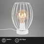 Stolní lampy dekorační - BRILO 7026-016 Stolní lampa, 25,6 cm, max. 25 W, bílé - BRILO - foto 2