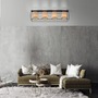 Dekorativní - LD 15304-18 RAVEN LED stropní svítidlo látkové stínidlo 4 ramenné černá jednoduchý design - LEUCHTEN DIREKT / JUST LIGHT - foto 2
