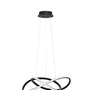 Dekorativní - NV 9248107 Závěsné svítidlo AMARA černý hliník a akryl LED 28W 230V 3000K IP20 - NOVA LUCE - foto 2