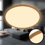 Kruhová - BRILO 7451314 Tava Wood LED stropní svítidlo, přímé a nepřímé osvětlení, ploché, imitace dřeva, kruhové 42 cm - BRILO - foto 2